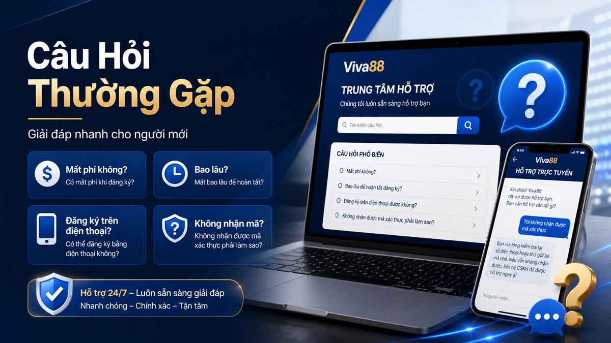 Câu hỏi thường gặp khi đăng ký Viva88