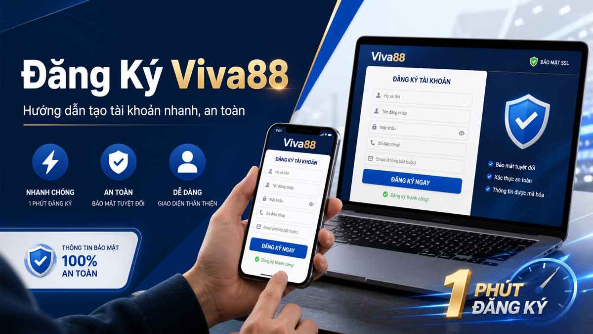 Đăng ký Viva88 nhanh và an toàn