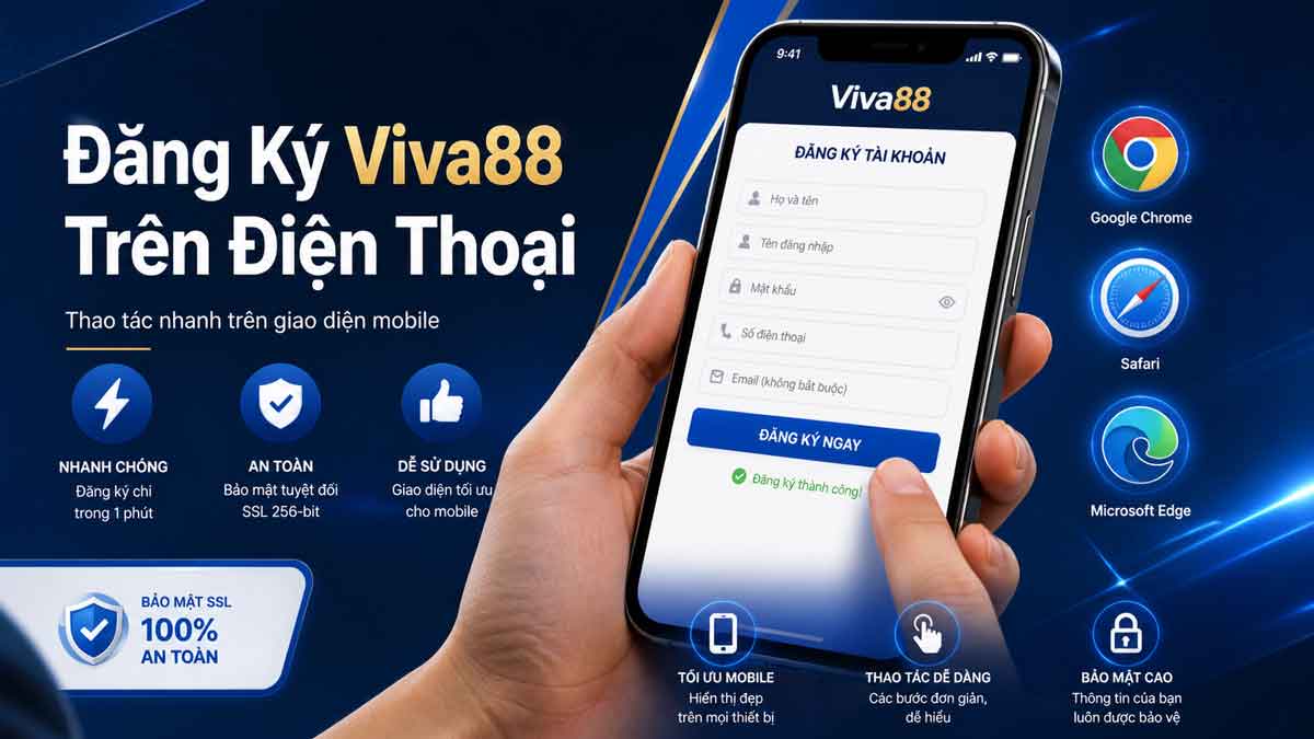 Đăng ký Viva88 trên điện thoại