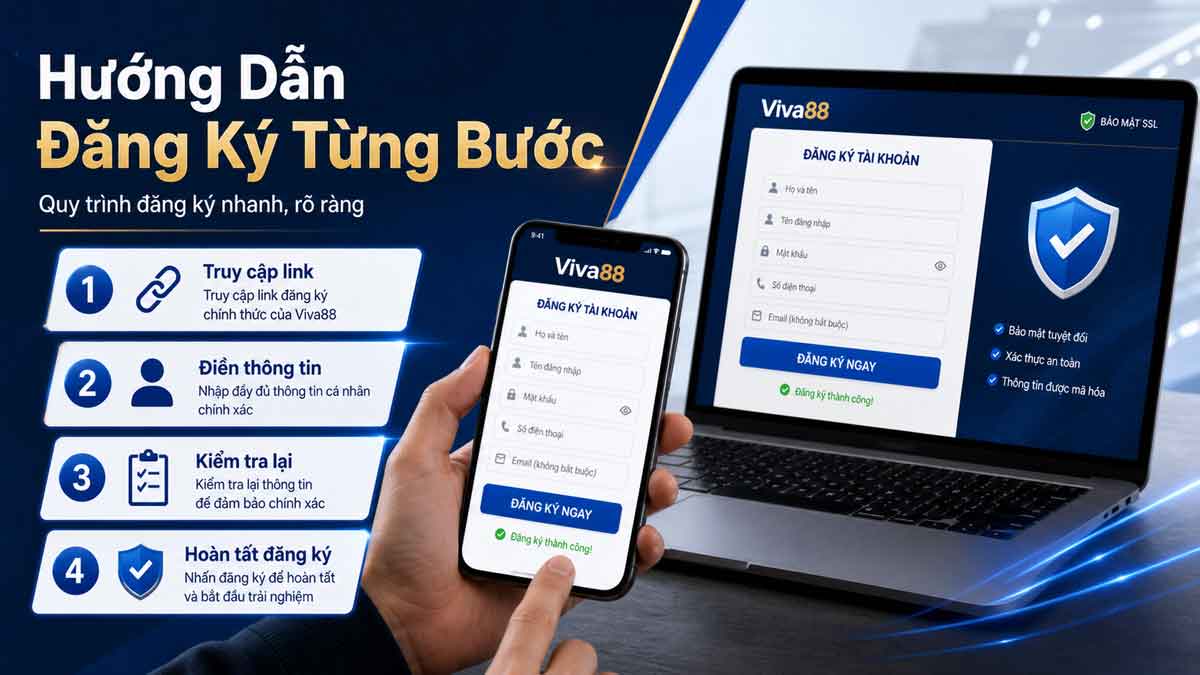 Hướng dẫn đăng ký Viva88 từng bước